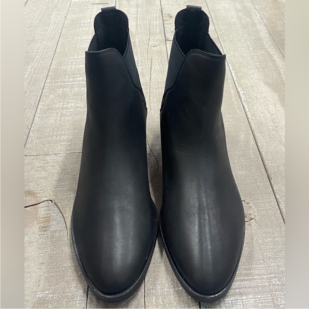NWT Soludos Chelsea Bootie Marfa Leather in Black Size 8.5 - Picture 5 of 14